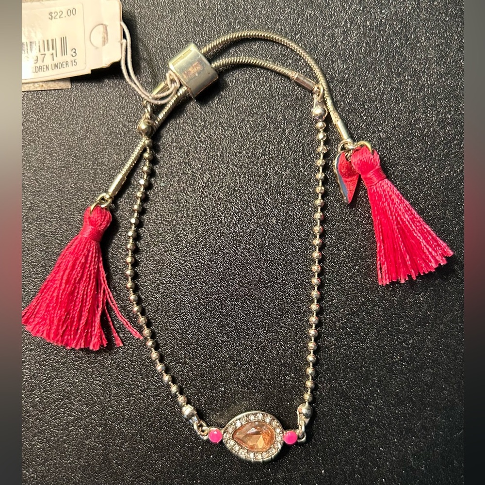 Kent & Ring Beaded Cord Bracelet